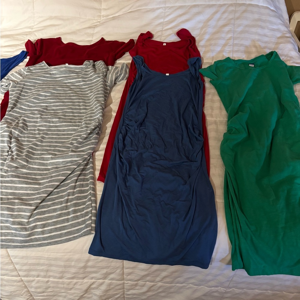 7 maternity dress lot